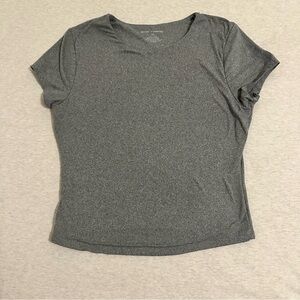 Classic Gray Short Sleeve Tee for Women